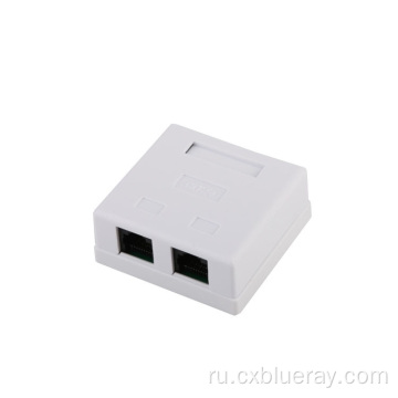 Cat5e UTP Двойной порт RJ45